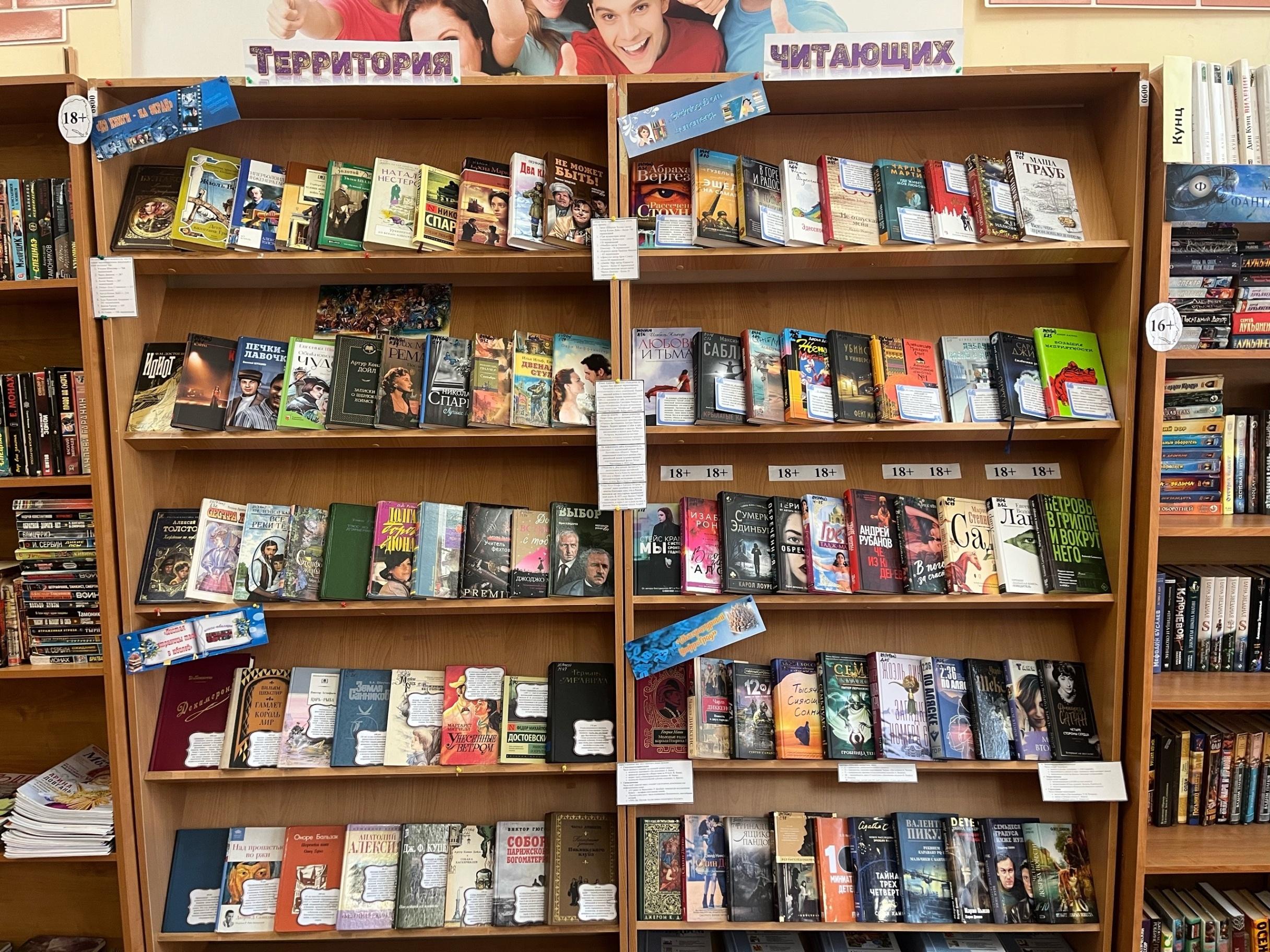 Книжная выставка «Территория читающих»