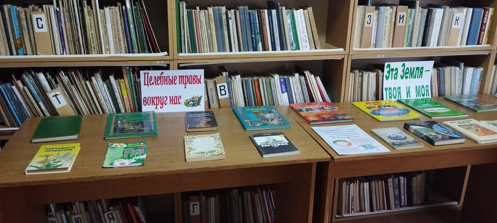 Книжно-иллюстративная выставка «Люблю тебя природа, в любое время года»