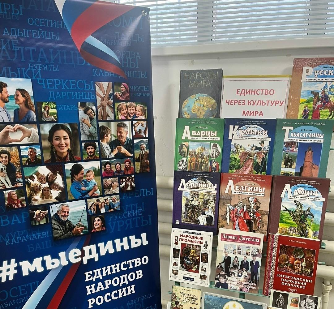 Книжно-иллюстрированная выставка «Единство через культуру мира»